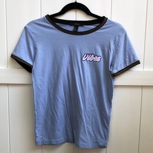 Forever 21 Blue Vibes Shirt in Women
